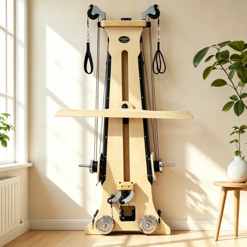 Wood Gyro Ballet Pulley Training Tower
